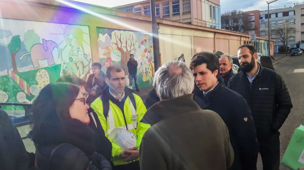 visite officielle du visite du ministre julien denormandie à lyon