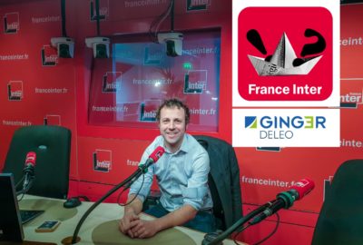 Damien Orcel au studio de France Inter