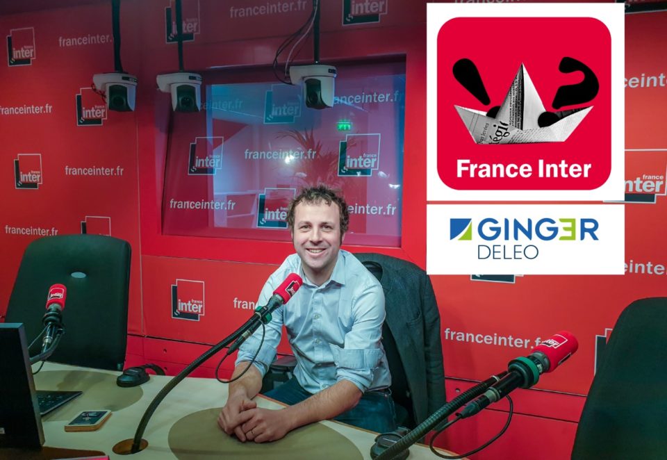 Damien Orcel au studio de France Inter