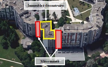 Immeuble à désamianter et à démolir à Grenoble