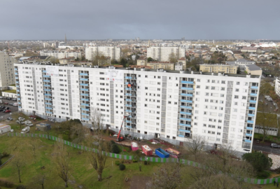 Déconstruction sélective d'une barre d'immeuble